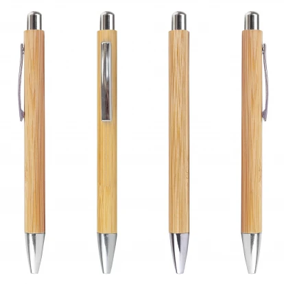 Amica bamboo pen showing all four sides