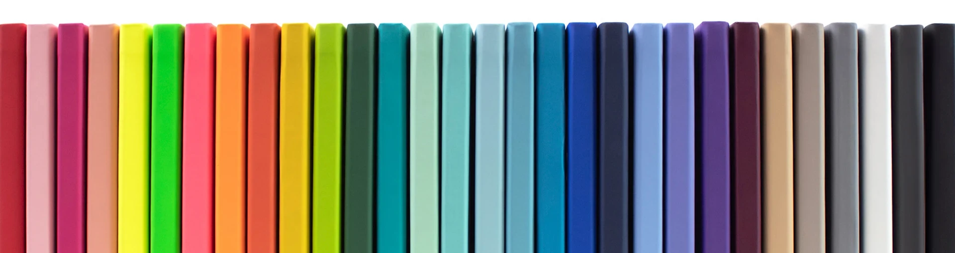 Wilson A5 notebooks placed in a row